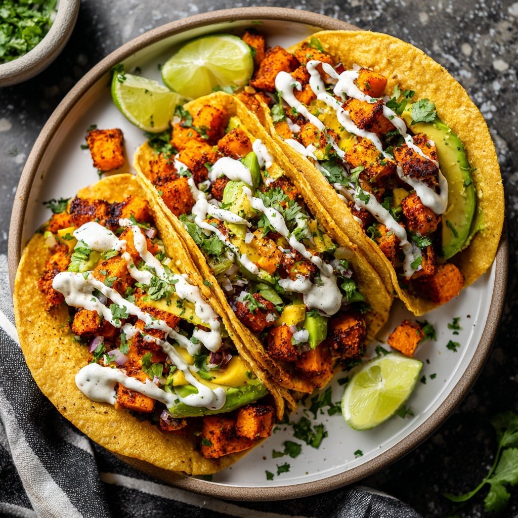 Chipotle-Lime Sweet Potato Tacos