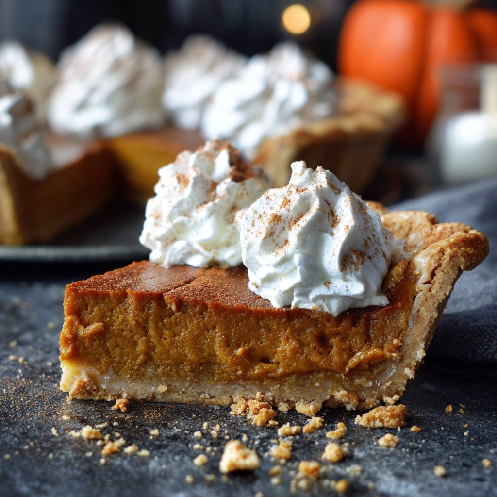 Festive Spiced Pumpkin Pie
