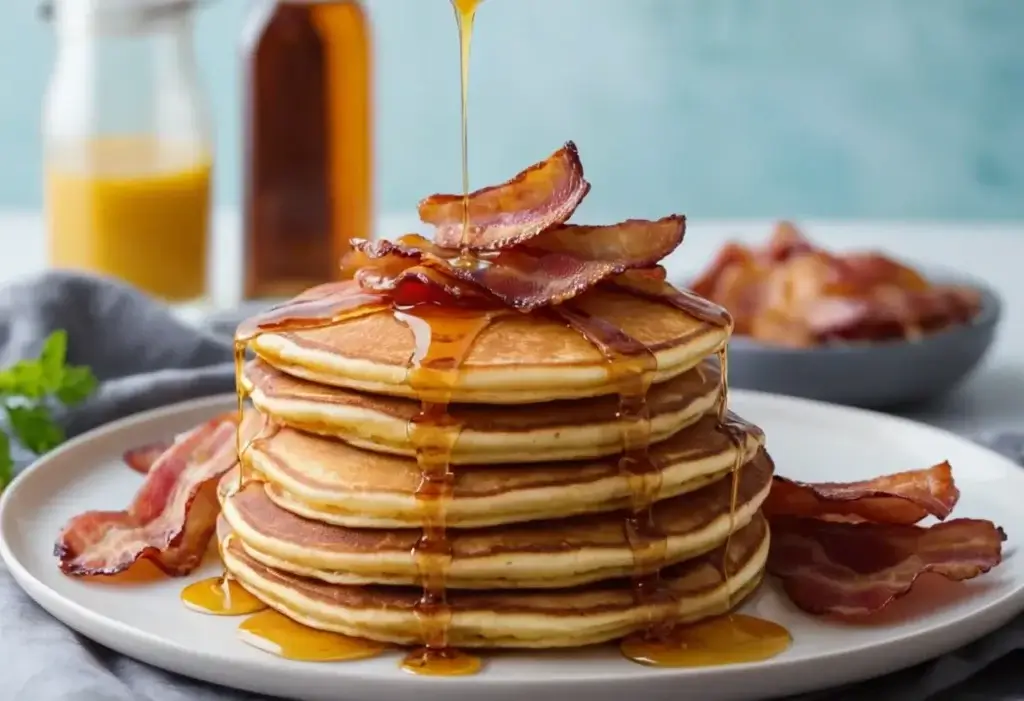 Pancakes with Bacon: A Sweet and Savory Breakfast