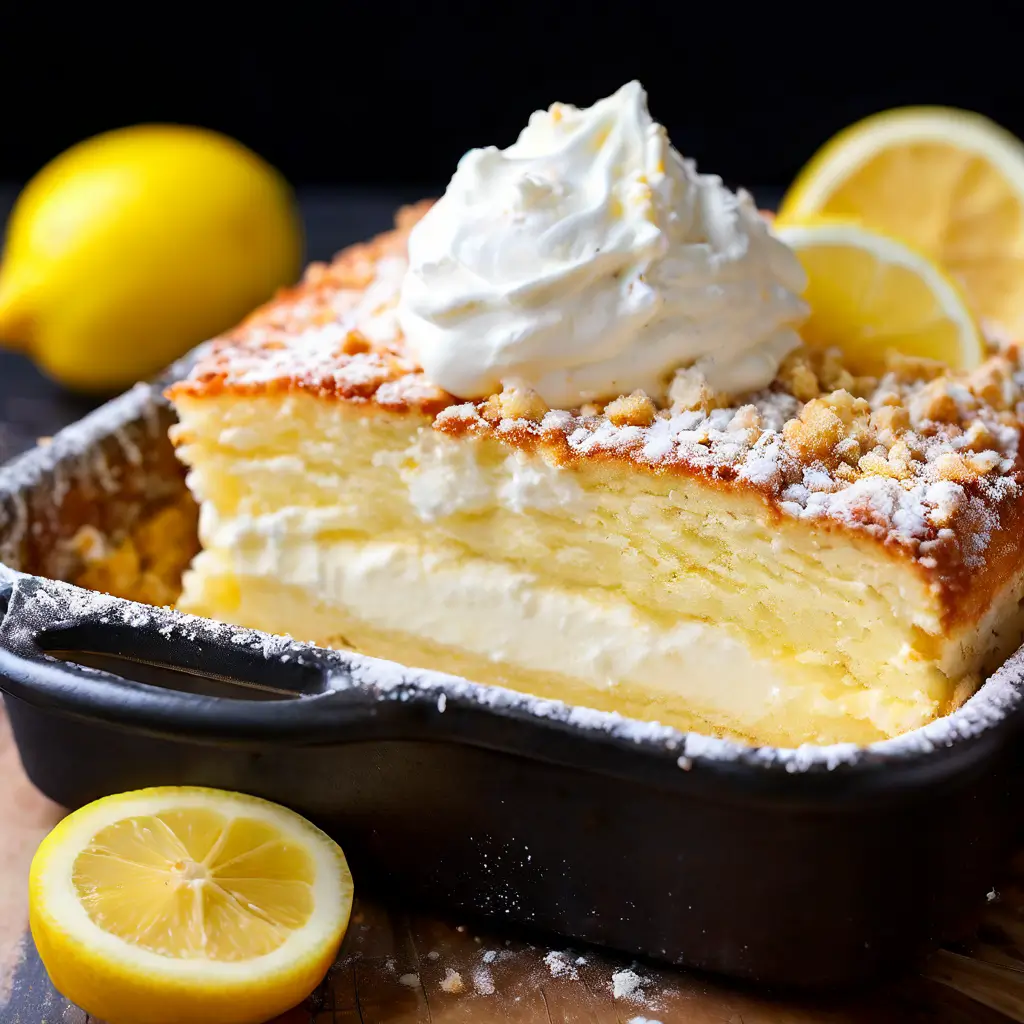 Lemon Cream Cheese Dump Cake