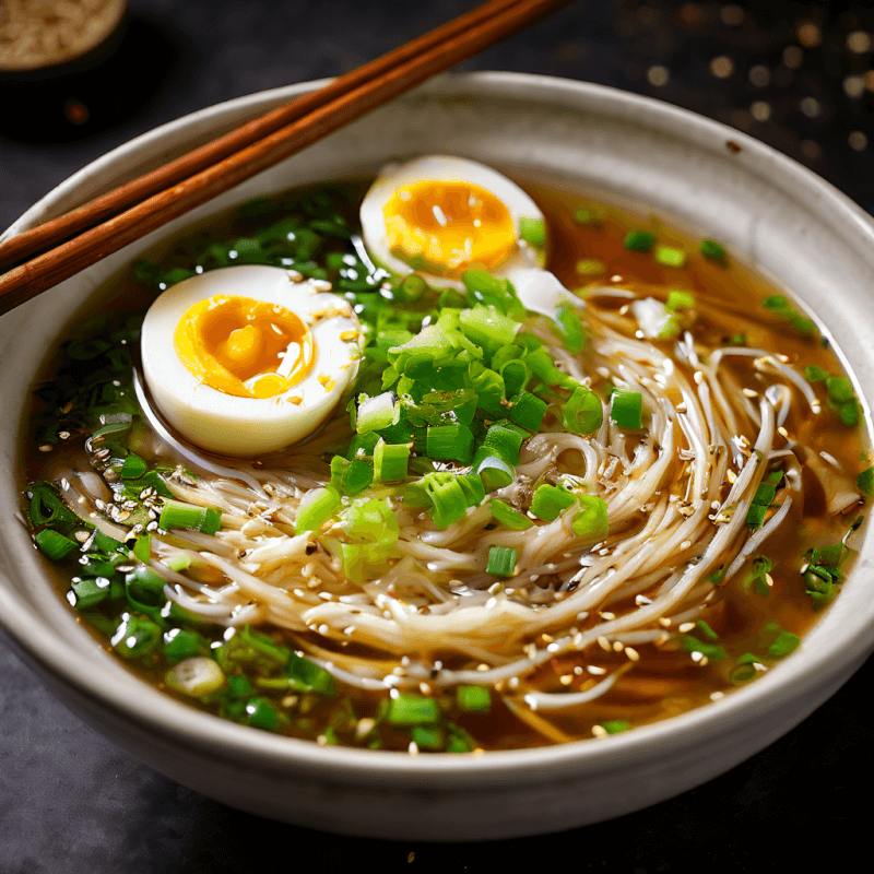 20 Minute Scallion Noodle Soup 葱油湯面