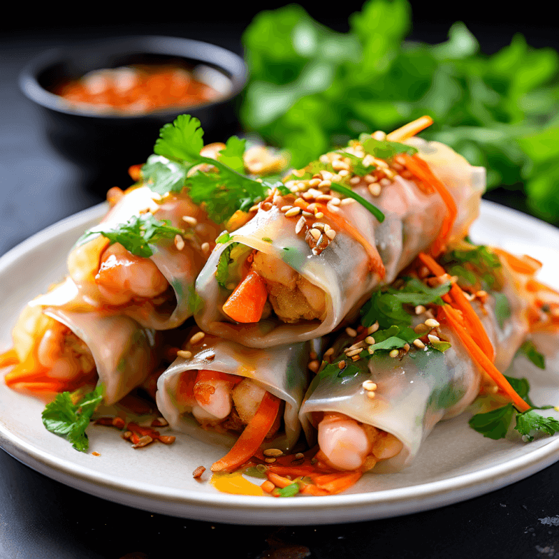 Easy Shrimp Spring Rolls