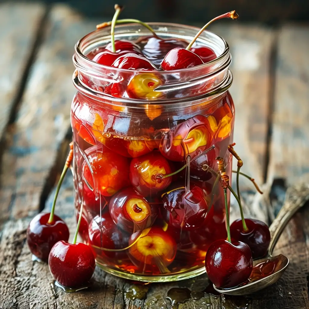 Homemade Maraschino Cherries