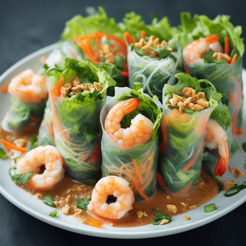 Easy Shrimp Spring Rolls