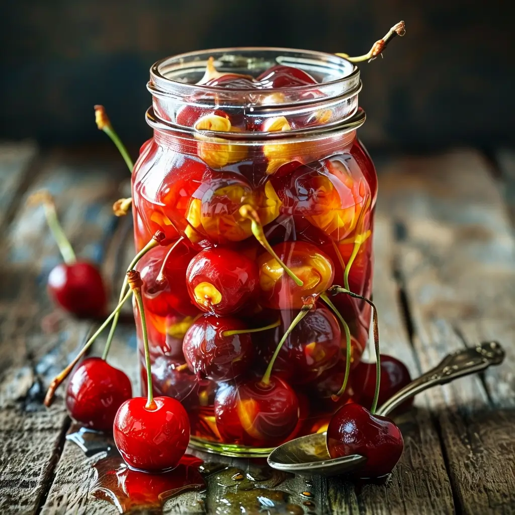 Homemade Maraschino Cherries