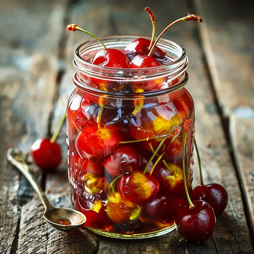 Homemade Maraschino Cherries