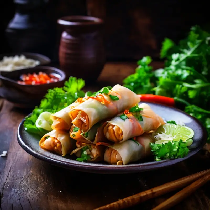 Delicious and Easy Shrimp Rice Paper Spring Rolls