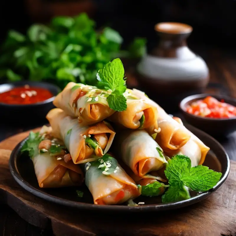 Delicious and Easy Shrimp Rice Paper Spring Rolls