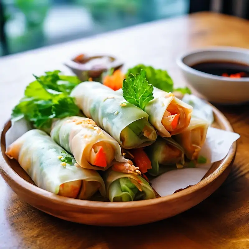 Delicious and Easy Shrimp Rice Paper Spring Rolls