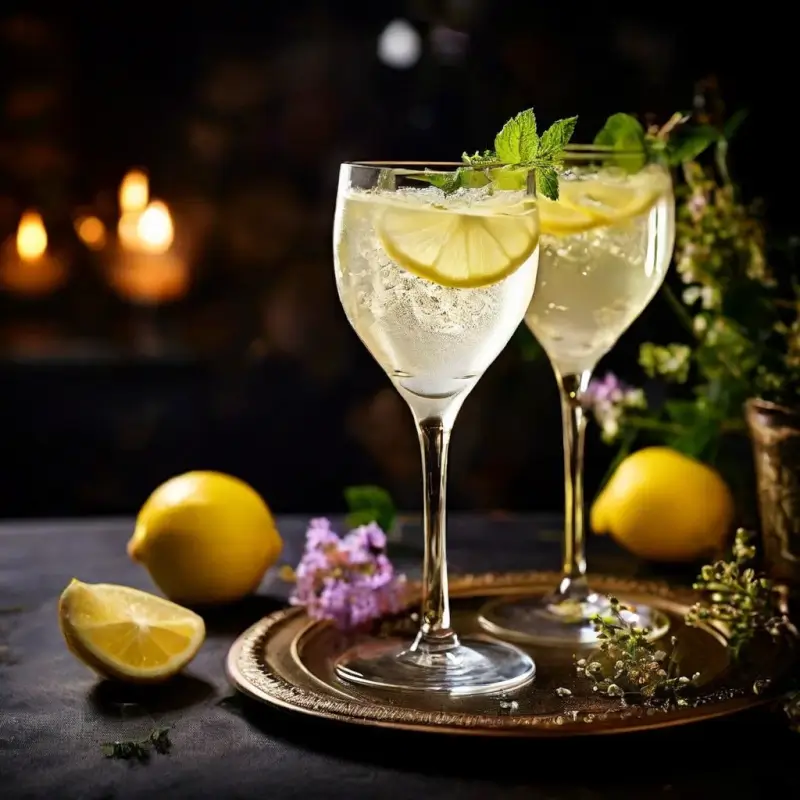 Elderflower French 75 with St Germain