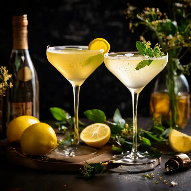 What to pair with a elderflower French 75?