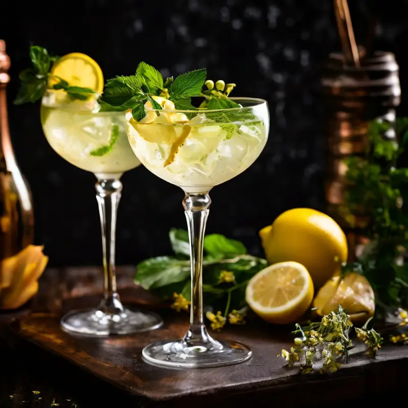 What to pair with a elderflower French 75?