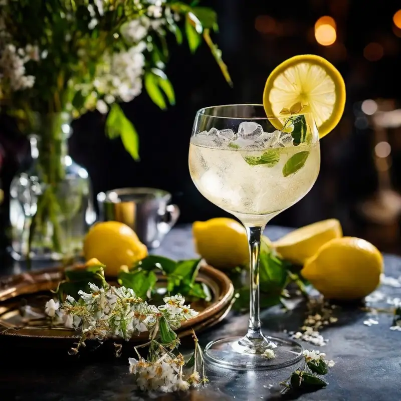 Elevate Your Cocktails: Elderflower French 75 with St Germain Recipe