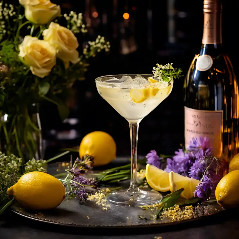 Elevate Your Cocktails: Elderflower French 75 with St Germain Recipe