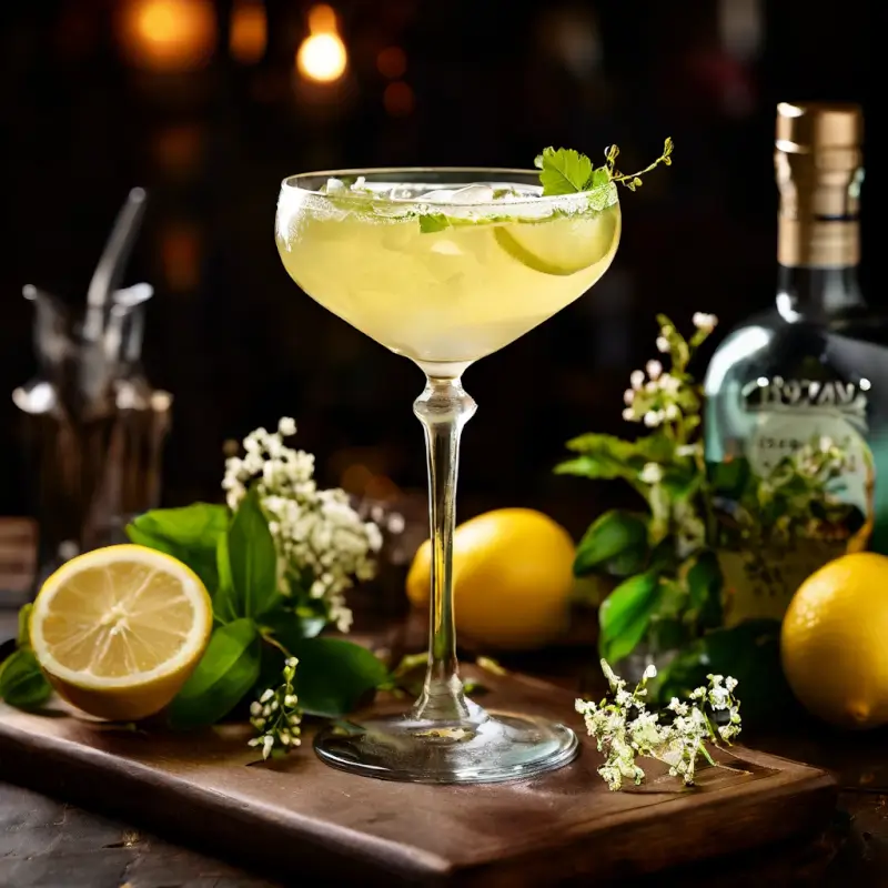 Easy Elderflower French 75 Cocktail with St Germain